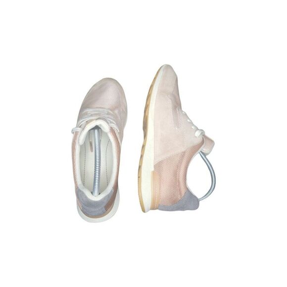 Clarks Sneakers Women Sz 10 Lace Up Suede Copper Salmon Everyday Running Workout - Picture 5 of 6